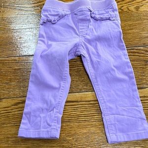 Garanimals lavender jeggings, Infant 24 months.  Great condition.
